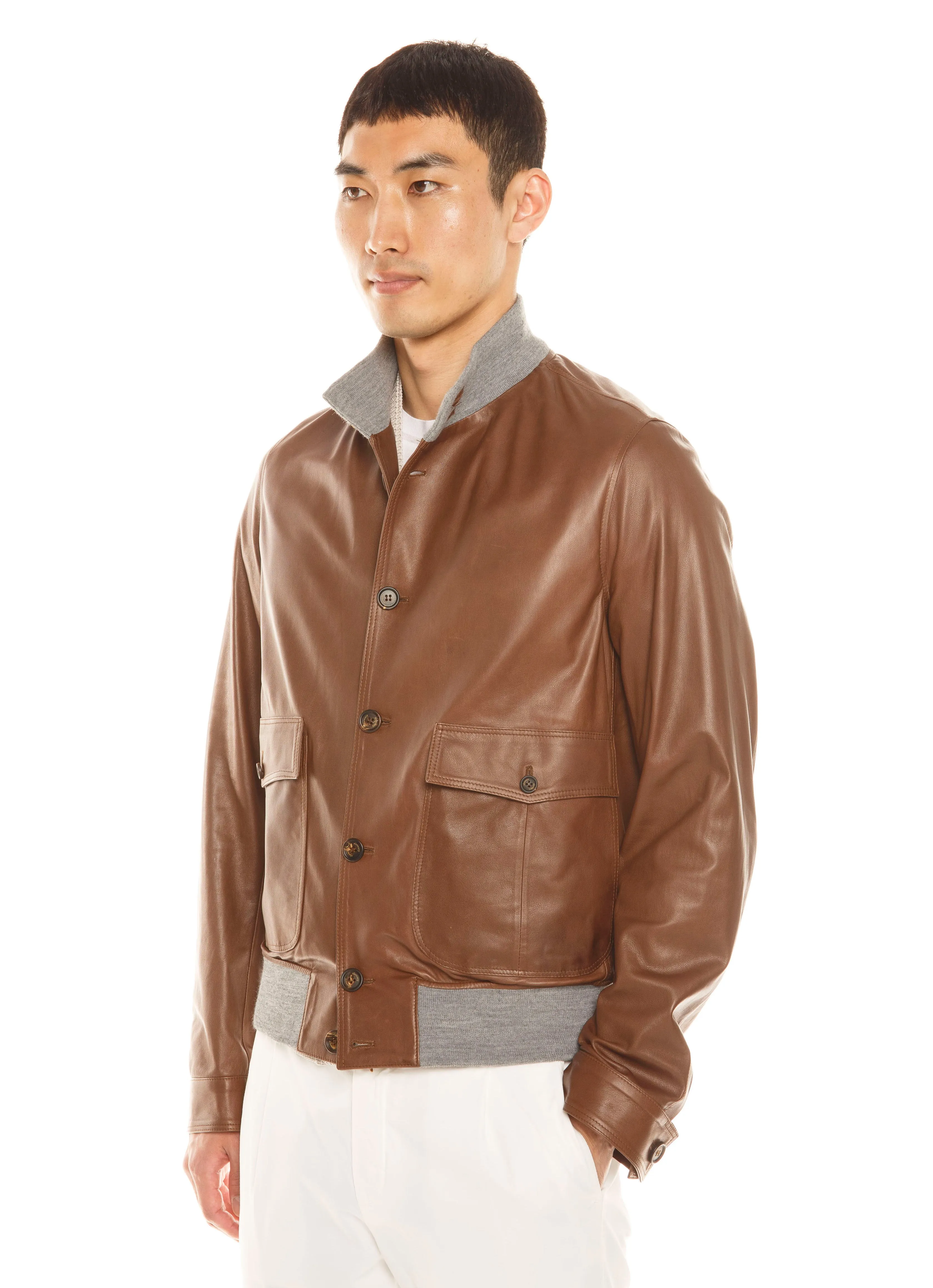 Suede Bomber Jackets