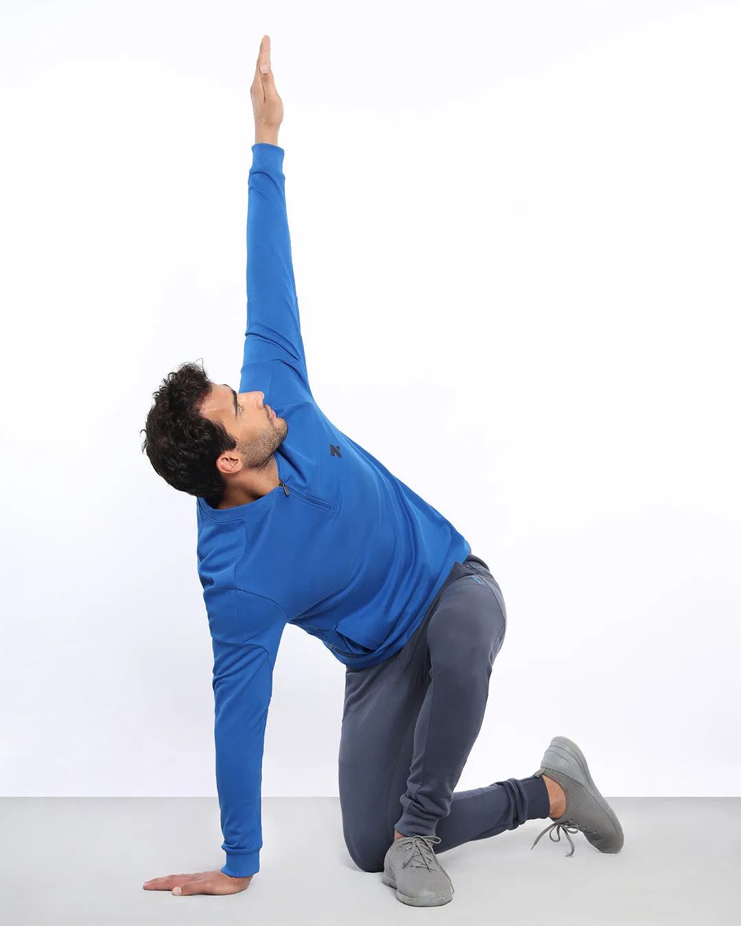 SuperCotton Half Zipper Pullovers Classic Blue