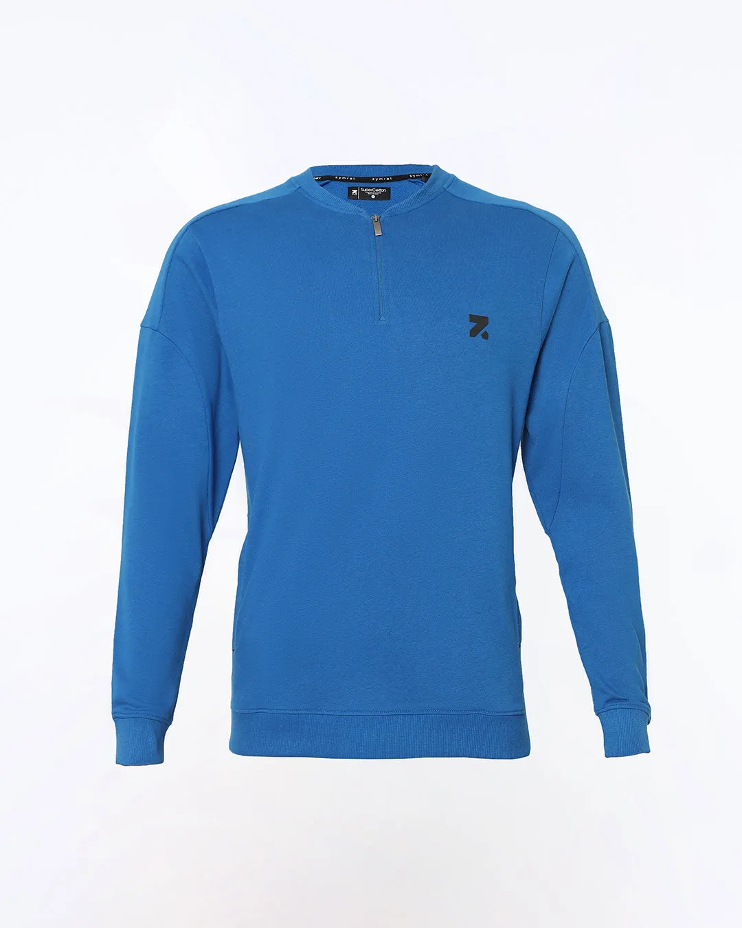 SuperCotton Half Zipper Pullovers Classic Blue