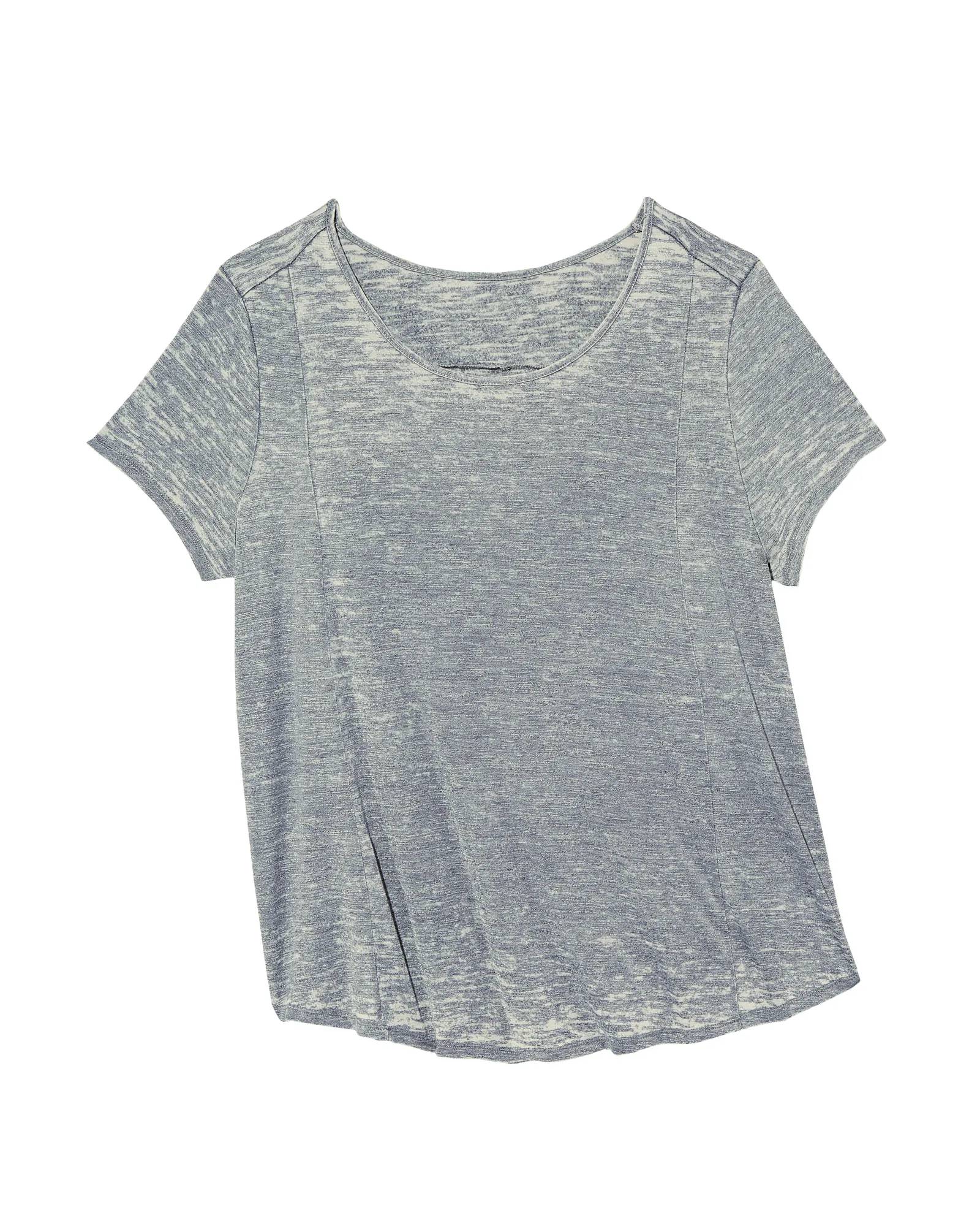 Tamera Burnout Wash Short Sleeve Tee | Azure Blue
