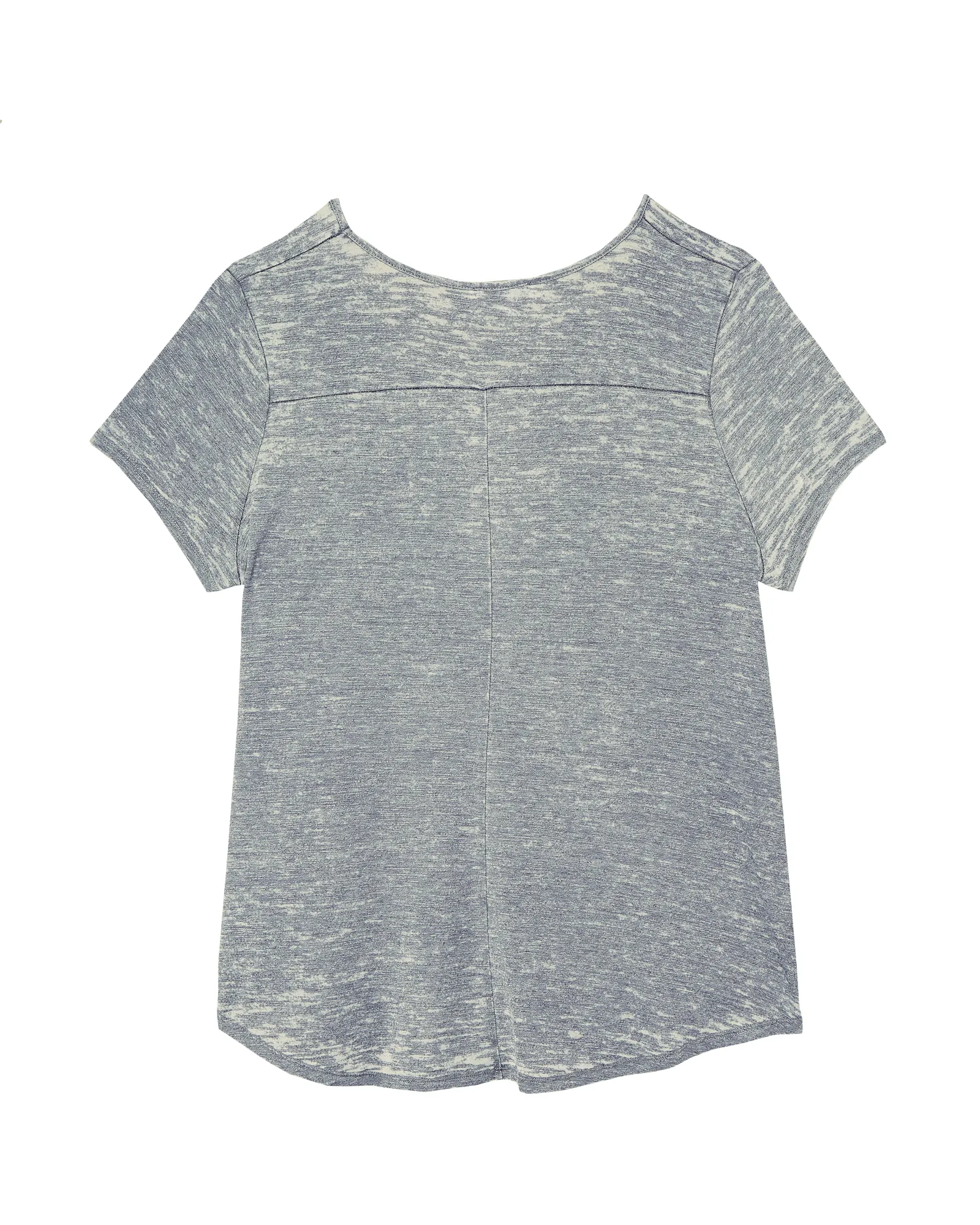 Tamera Burnout Wash Short Sleeve Tee | Azure Blue
