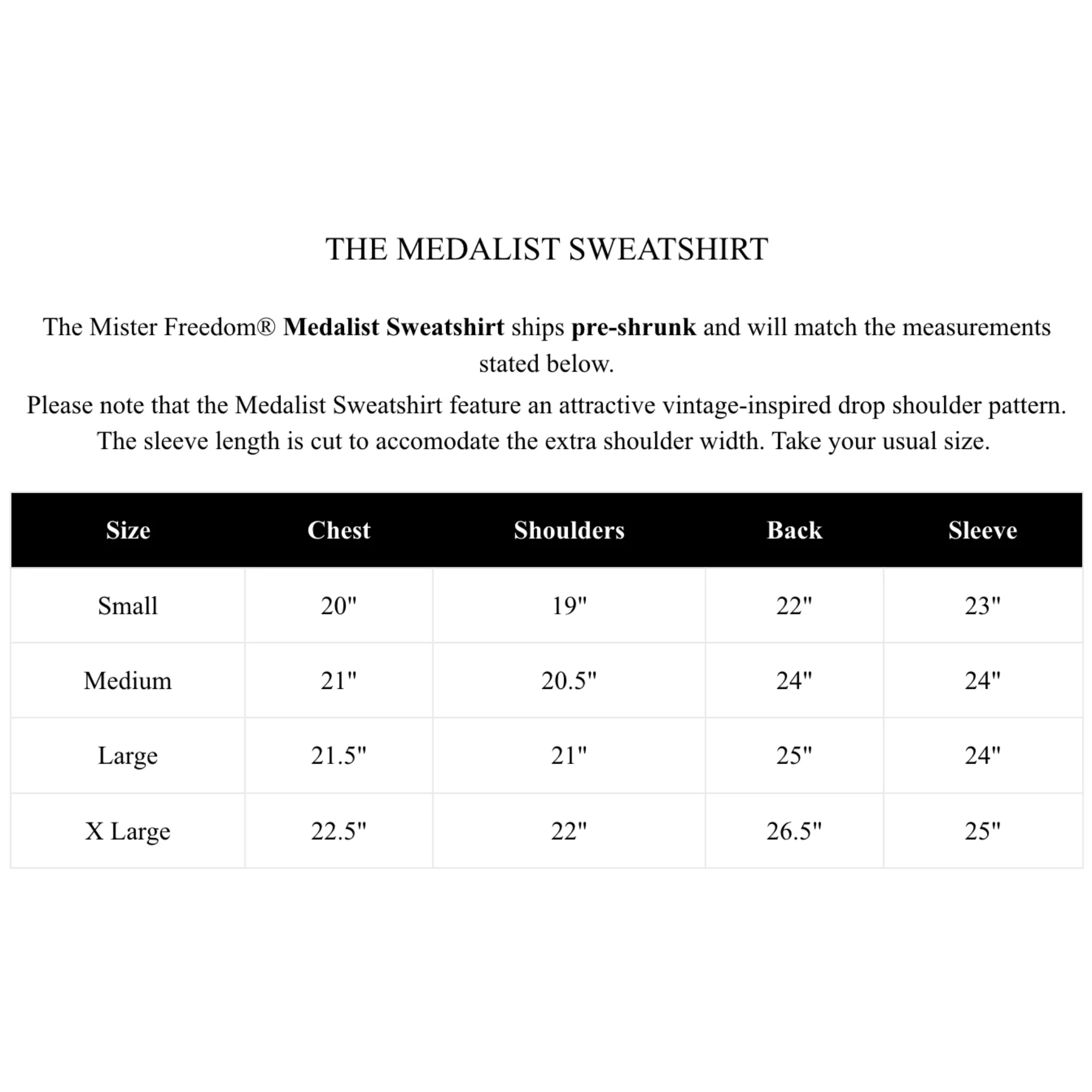 The Medalist Sweatshirt - Black
