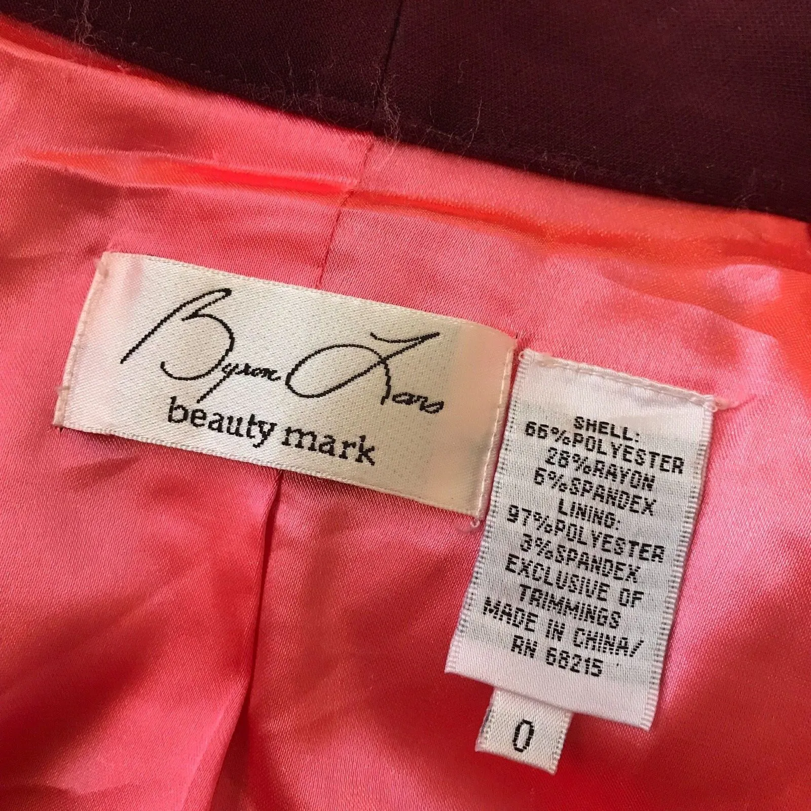 Vintage 1990s Byron Lars Beauty Mark Jacket