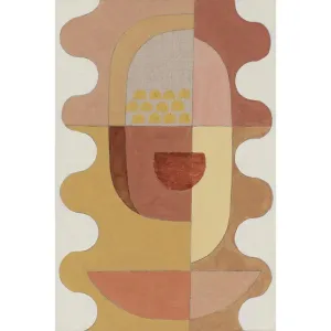 Wavy Blush Canvas Print 92cm x 61cm