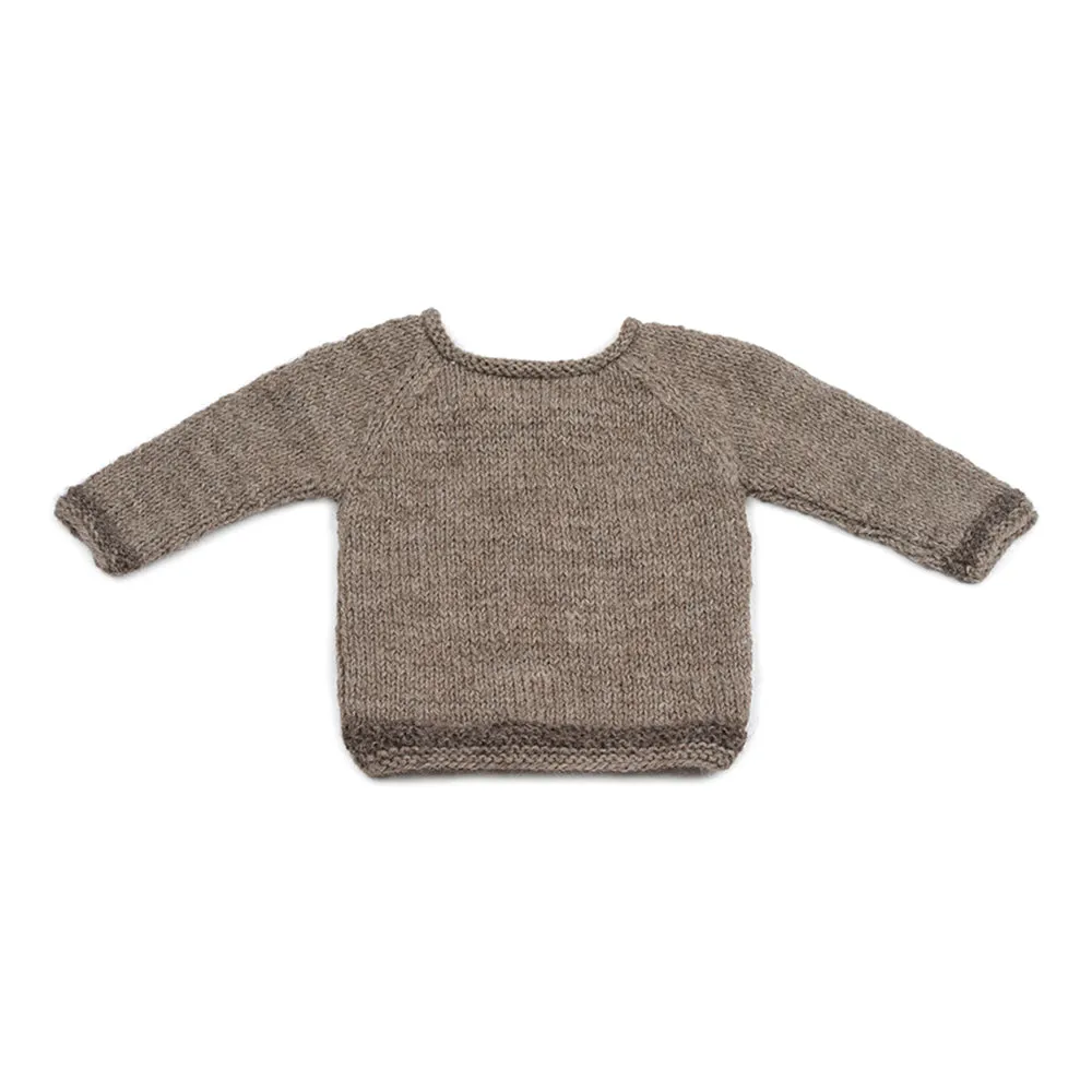 Wool jumper WALNUT